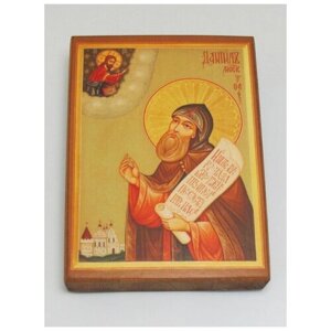 Икона "Даниил Московский", размер иконы - 10x13