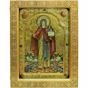 Икона Даниил Московский рукописная, арт ИРП-741