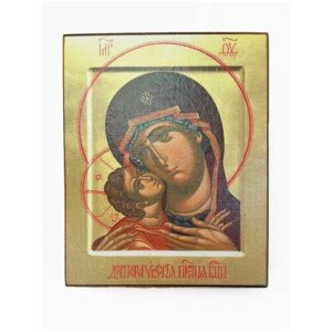Икона "Девпетрувская Божия Матерь", размер - 15x18