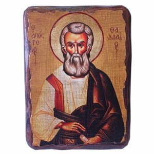 Икона Фаддей апостол под старину (13 х 17,5 см), арт IDR-795