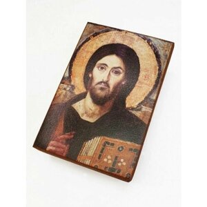 Икона Христос Пантократор (Синайский), под старину, 10х15 см