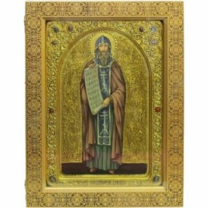 Икона Кирилл равноапостольный рукописная, арт ИРП-745