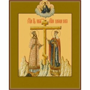 Икона Константин и Елена Равноапостольные, арт MSM-6424