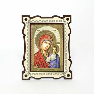 Икона настольная "Казанская Божья матерь"