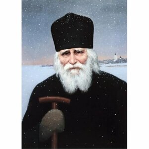 Икона Николай Гурьянов Талабский старец, арт ОПИ-2102