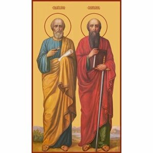 Икона Петр и Павел апостолы ростовая, арт R-MSM-4468