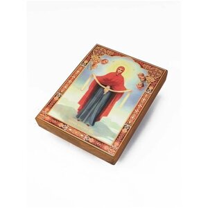 Икона "Покров Богородицы", размер иконы - 10x13