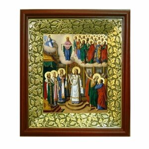 Икона Покров Пресвятой Богородицы (21*24 см), арт СТ-07005-2