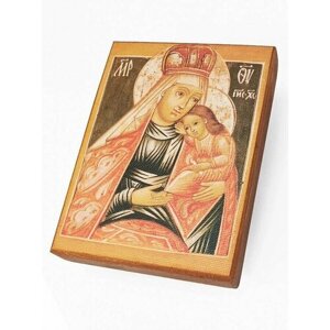 Икона Пресвятой Богородицы избавление от БЕД страждущих, под старину, 10х12 см