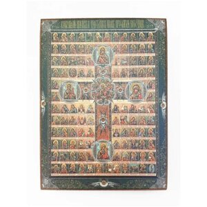 Икона "Собор Богородичных икон", размер - 20х25