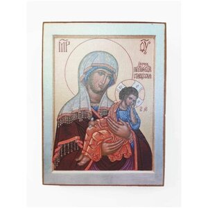Икона "Старорусская Божия Матерь", размер - 15x18