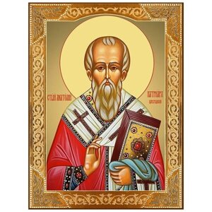 Икона Святитель Анатолий патриарх Константинопольский на дереве