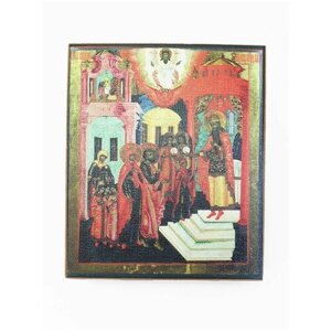 Икона "Введение во храм Пресвятой Богородицы", размер - 40х60