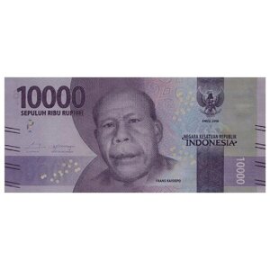 Индонезия 10000 рупий 2016 г /Национальные герои. Frans Kaisiepo/ UNC