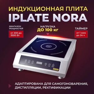 Индукционная плита для самогоноварения IPLATE NORA 3500 Вт , плита бытовая для пивоварения