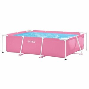 INTEX Бассейн каркасный Pink Frame Pool, 220х150х60 см, цвет розовый 28266NP