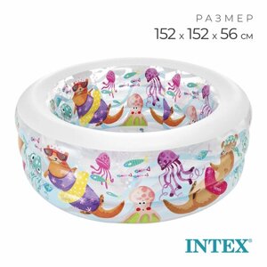 INTEX Бассейн надувной «Аквариум», 152 х 56 см, от 6 лет, 58480NP INTEX