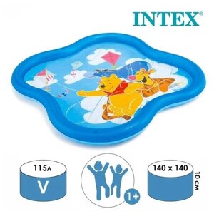INTEX Бассейн надувной «Винни Пух», 140 х 140 х 10 см, от 1-3 лет, 58433NP INTEX