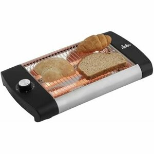JATA JETT1588 Горизонтальный тостер с 3 кварцевыми стержнями 600 Вт с таймером Большая поверхность для поджаривания (23 x 20 см)