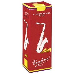 JAVA RED CUT Трости для саксофона Тенор №2 (5шт) Vandoren SR272R