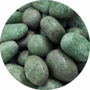 Камень для бань и саун Жадеит уральский обвалованный (10 кг)