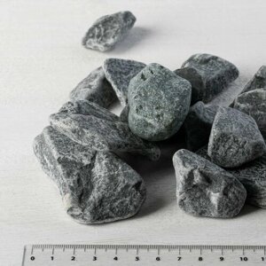 Камень ландшафтный мрамор черный Доломит, фракция 20-40 мм 3 кг (319). Декоративный грунт, натуральный камень