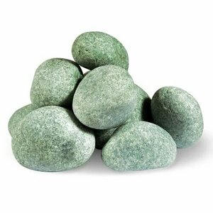 Камни для бани Жадеит галтованный (15 кг.)