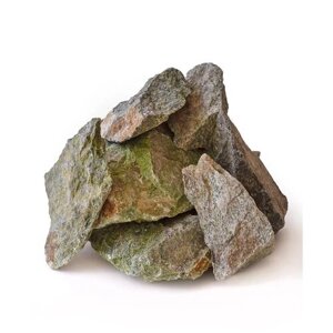 Камни для бани Жадеит Колотый 10 кг. (фракция 80-130 мм.)