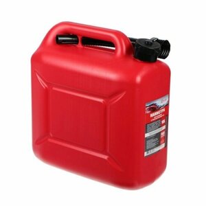 Канистра 3ton PROFI, красная для топлива + крышка и лейка, 10 л (комплект из 3 шт)