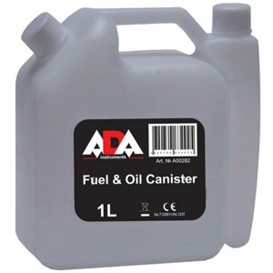 Канистра ADA instruments Fuel & Oil Canister (А00282), 1 л, серый