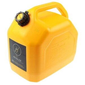Канистра ГСМ Kessler premium, 20 л, пластиковая, желтая. В упаковке шт: 1