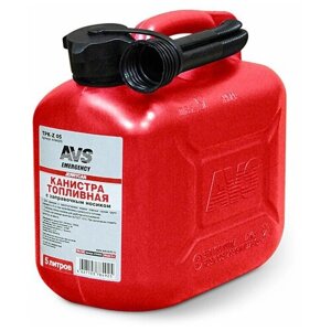 Канистра топливная пластик. 5л. (красная) AVS TPK-05