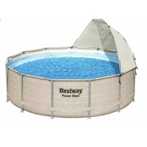Каркасный бассейн Bestway 3.96x107см бассейн карк в компл с фильтр-насосом, лест, покрыв, дозат