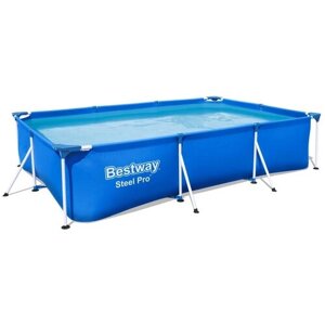 Каркасный бассейн, Bestway, Steel Pro 300х201х66см, 3300л, фильтр-насос 1249л/ч в комплекте