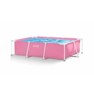 Каркасный бассейн Pink Metal Frame 220х150х60см, 1662л