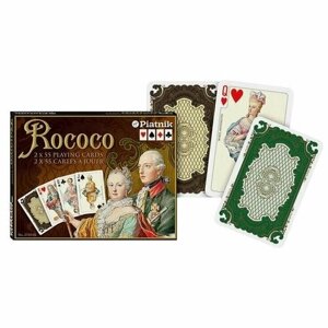 Карточный набор "Рококо" 2 колоды по 55 листов