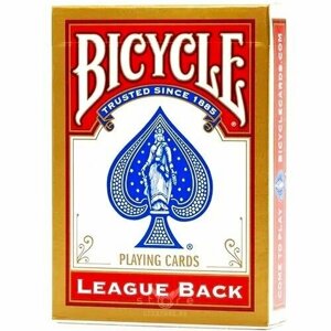 Карты "Bicycle Standard League Back red"