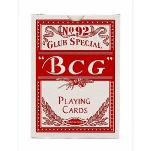 Карты для покера "BCG RED"