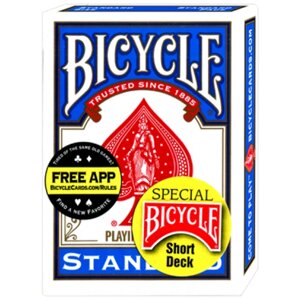 Карты для покера Bicycle Standart Short Deck blue