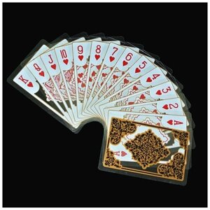 Карты для покера пластиковые прозрачные / Прозрачные карты игральные пластиковые 100%Покер