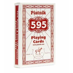 Карты игральные " 595 " 55 листов, Piatnik / Карты для игры в "очко"настольная игра