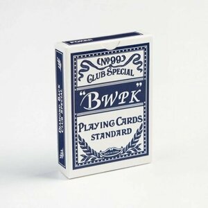 Карты игральные бумажные Bwpk, 55 шт, 260 г/м2, синие, 6.3 х 8.8 см (комплект из 19 шт)