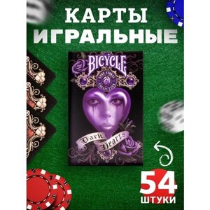 Карты игральные пластиковые 54 для покера, бриджа, блэкджека, фокусов и пасьянса, колода покерных карт с авторскими иллюстрациями, подарочный набор