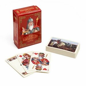 Карты игральные подарочные "Славянские", премиум, 36 шт, карта 8.5 x 6.5 см, картон 270 гр