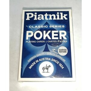 Карты игральные " Poker" 55 листов Piatnik / Карты для игры в покер / Настольная игра