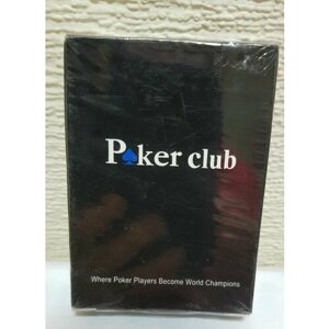 Карты игральные "Poker Club"с пластиковым покрытием, 54шт