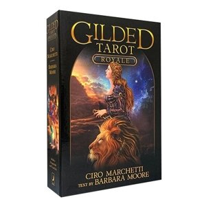 Карты Llewellyn Карты таро "Gilded Tarot Royale Book Deck" Llewellyn / Позолоченная Королевская Колода