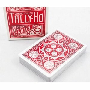 Карты "Tally-Ho Standard Index red Fan"