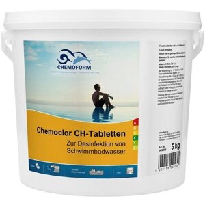 Кемохлор СН таблетки по 20г CHEMOFORM (кемоформ) (70% активного неорганического хлора), 10кг