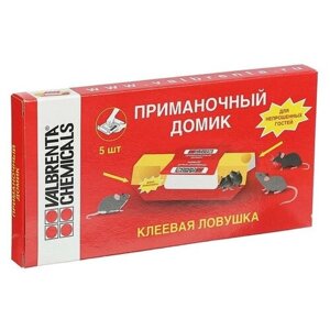 Клеевая ловушка для мышей, домик, 5 шт. В упаковке шт: 2